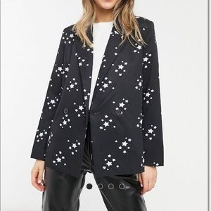 Asos heartbreak stars black blazer